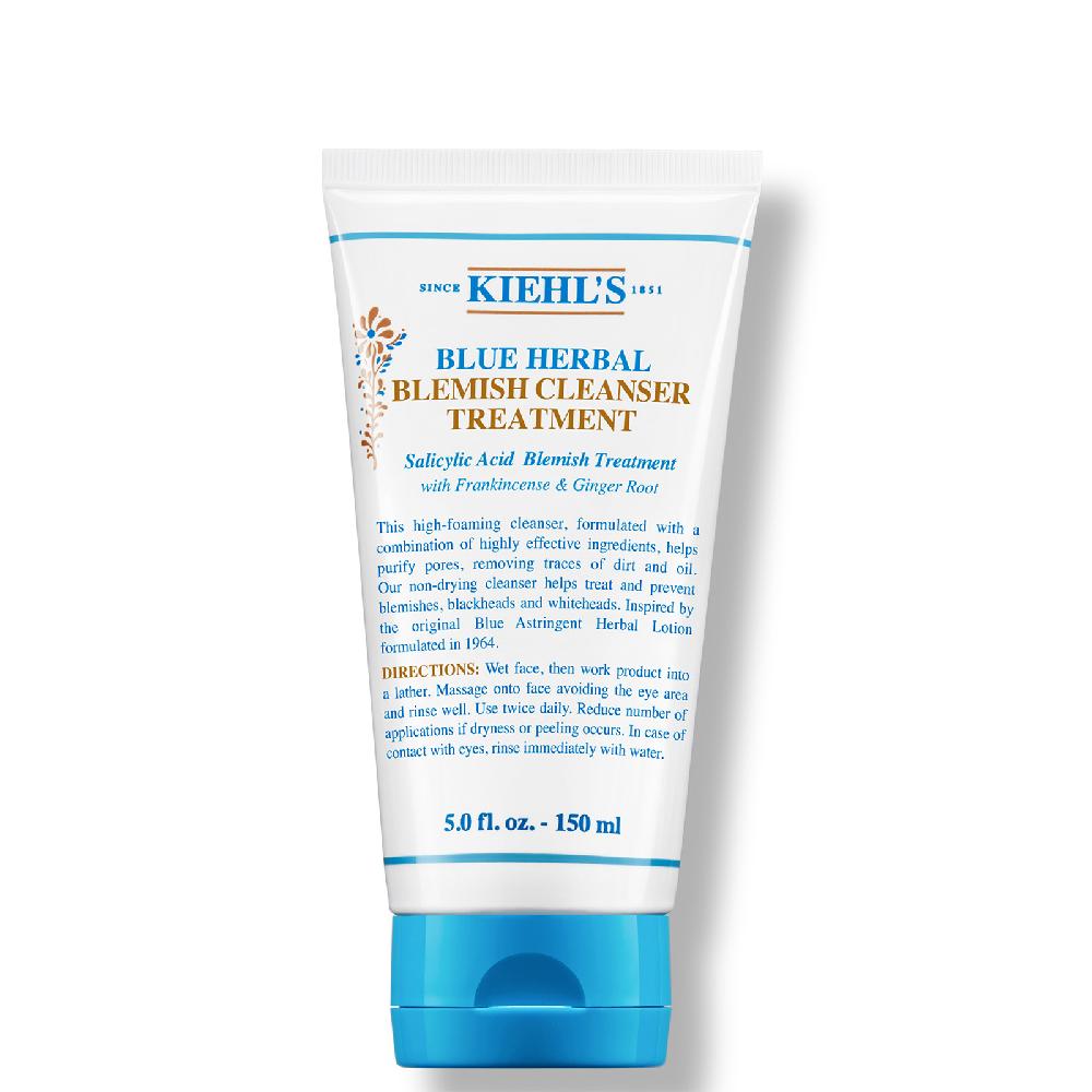 lookfantastic Kiehl's Blue Herbal Blemish Cleanser Treatment 150ml