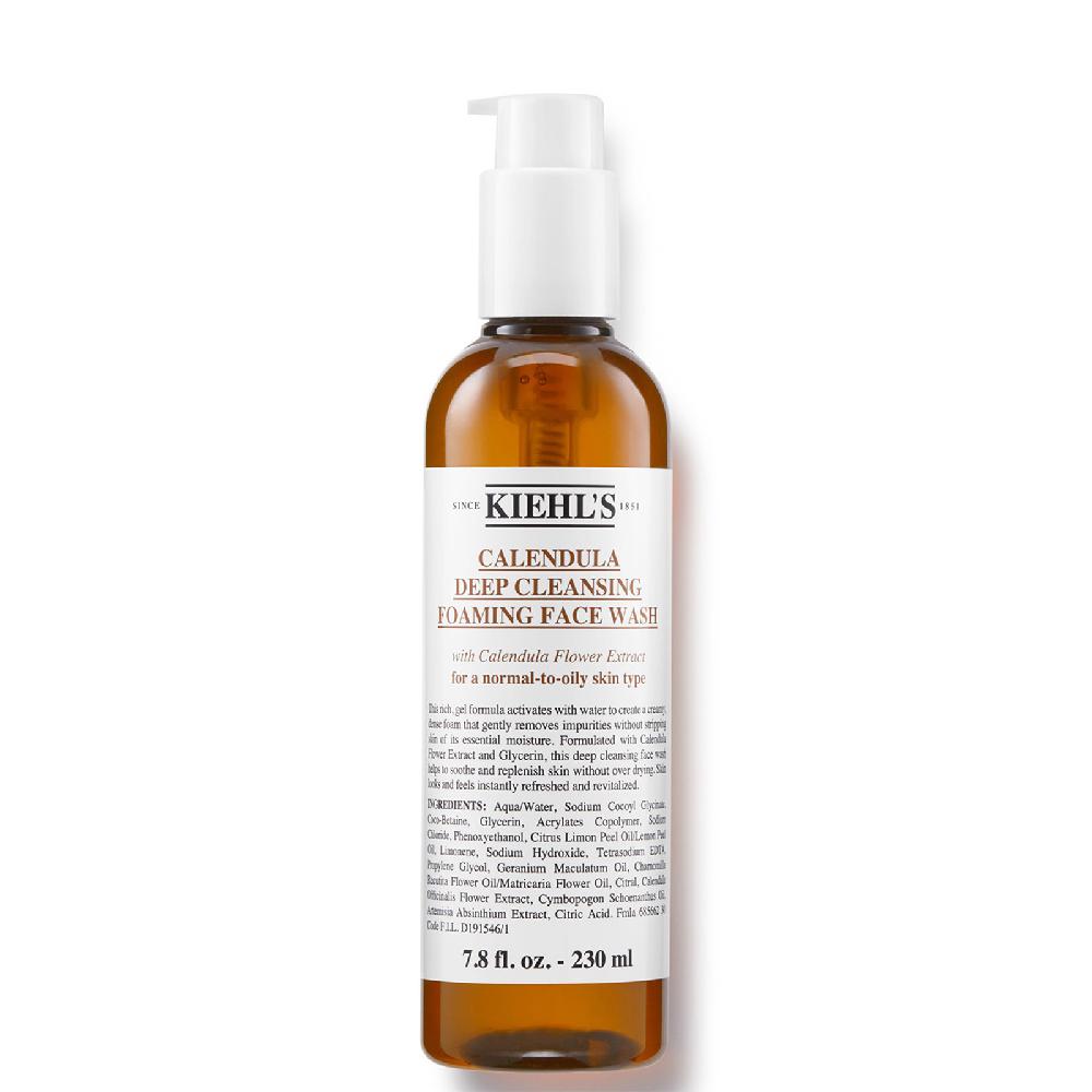 lookfantastic Kiehl's Calendula Deep Cleansing Foaming Gesichtsreiniger - 230ml