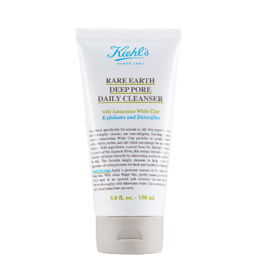 lookfantastic Kiehl's Rare Earth Deep Pore Daily Cleanser 150ml
