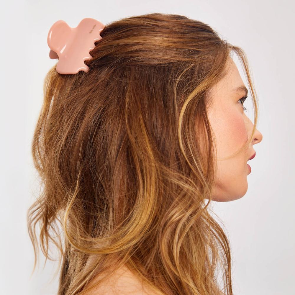 Lookfantastic Kitsch Recycled Plastic Puffy Claw Clip - Rosewood 20g