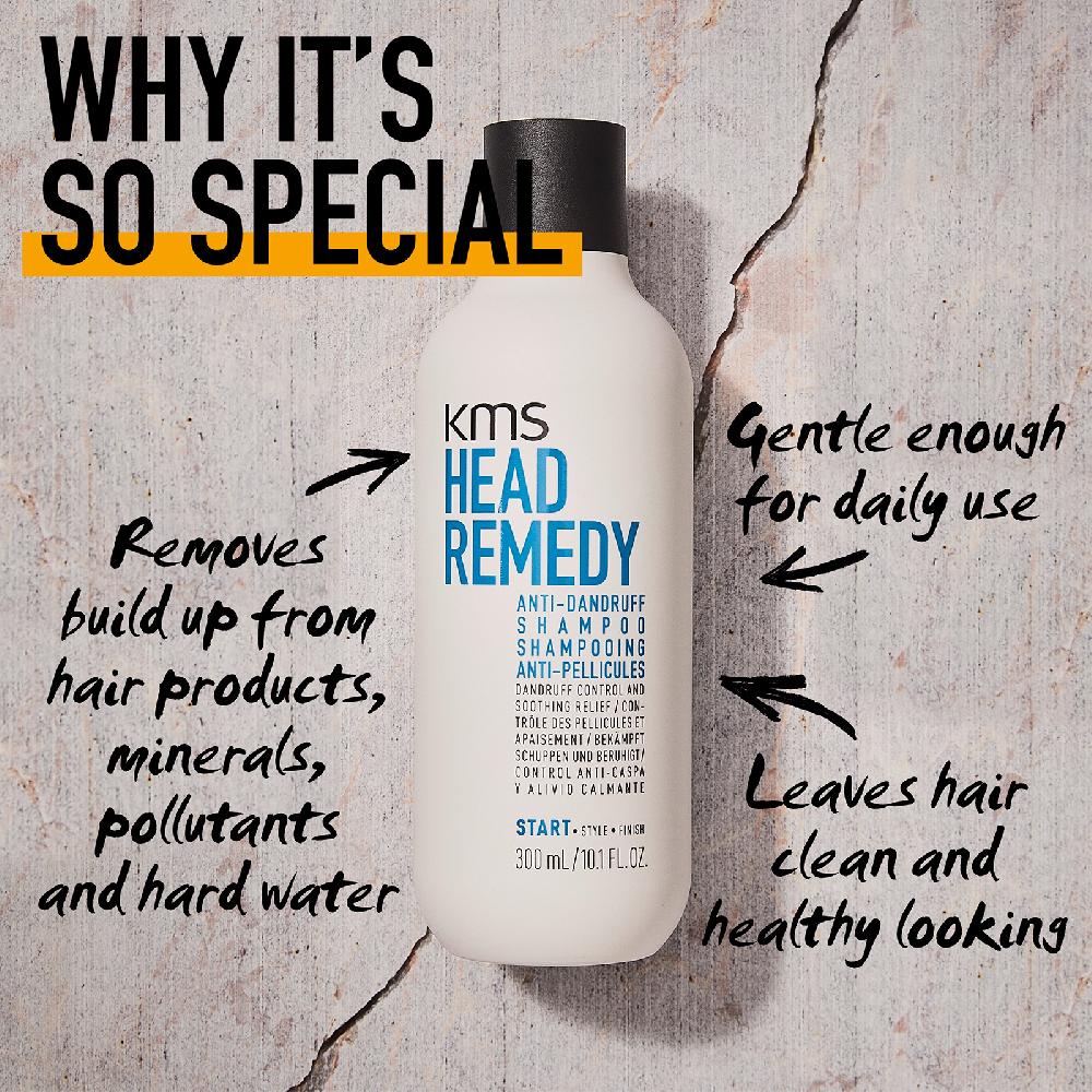 Lookfantastic KMS Head Remedy Anti-Dandruff Shampoo 300 ml