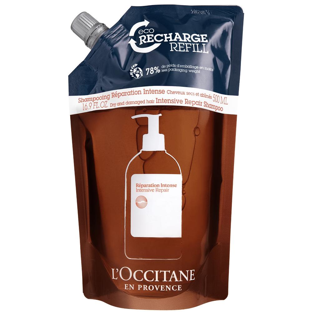 lookfantastic L'OCCITANE Öko-Nachfüllpackung Intensiv-Repair Shampoo 500ml