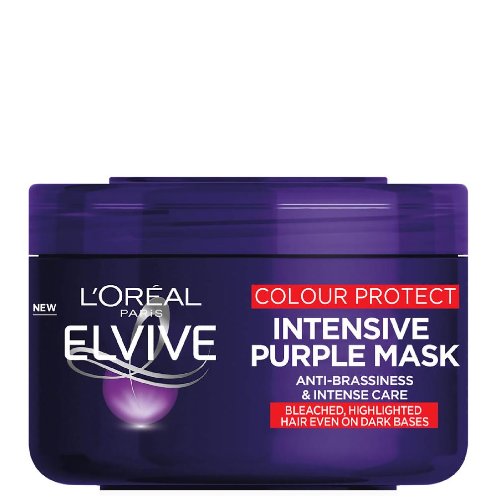 lookfantastic L'Oréal Elvive Colour Protect Anti-Messington Lila Maske 250 ml