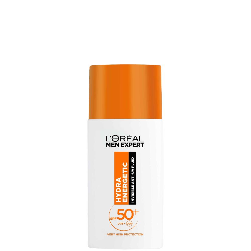 lookfantastic L'Oréal Men Expert Hydra Energetic Daily SPF50+ Invisible Fluid with Antioxidant Vitamin C* 50ml