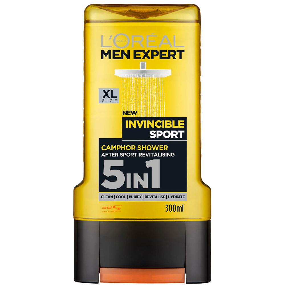 lookfantastic L'Oréal Men Expert Invincible Sport 5-in-1 Duschgel 300 ml