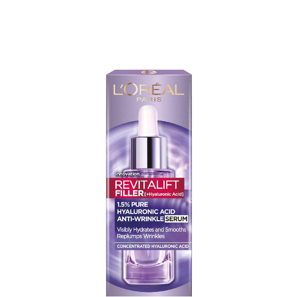 Lookfantastic L'Oréal Paris 1 5 % Hyaluronsäure Revitalift Filler-Serum 30 ml