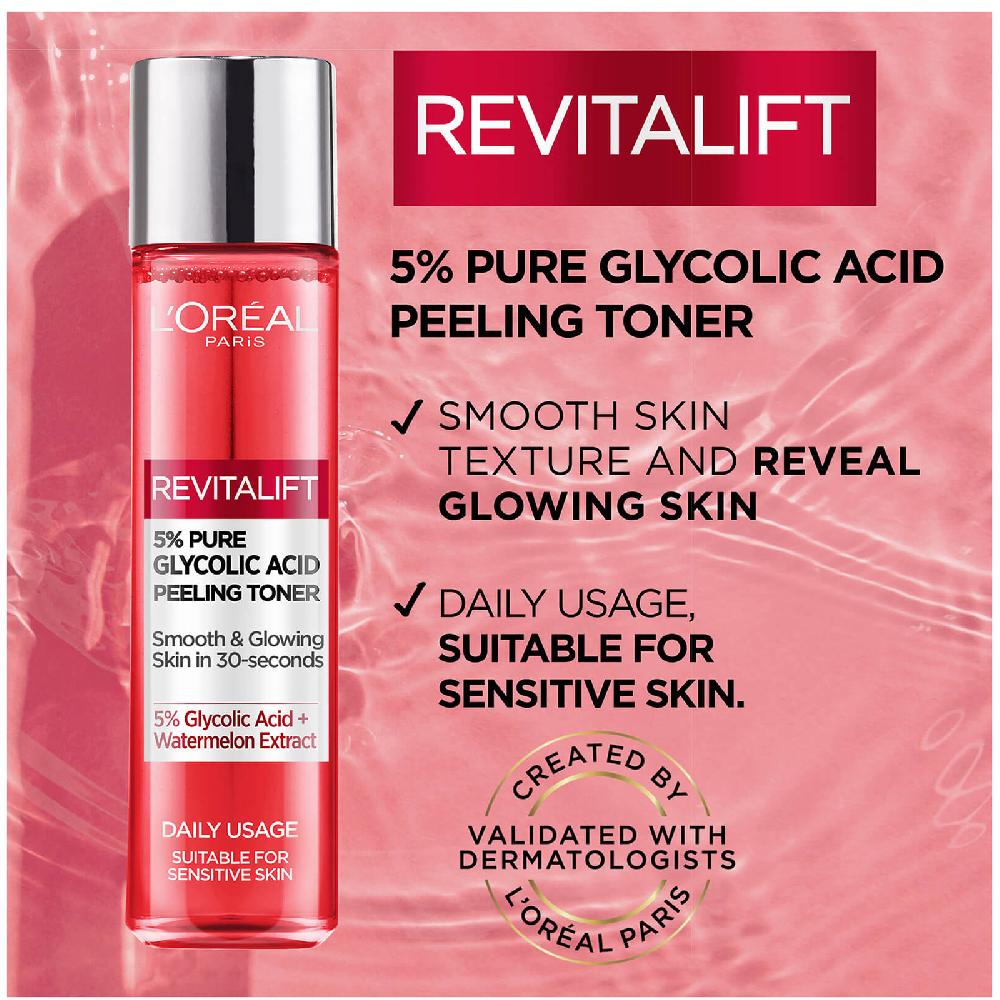Lookfantastic L'Oreal Paris 5% Glykolsäure Peeling Toner 180 ml