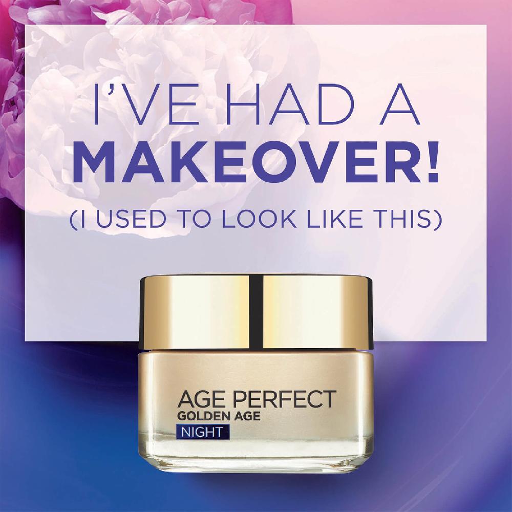 Lookfantastic L'Oréal Paris Age Perfect Golden Age Nachtcreme Feuchtigkeitspflege 50 ml