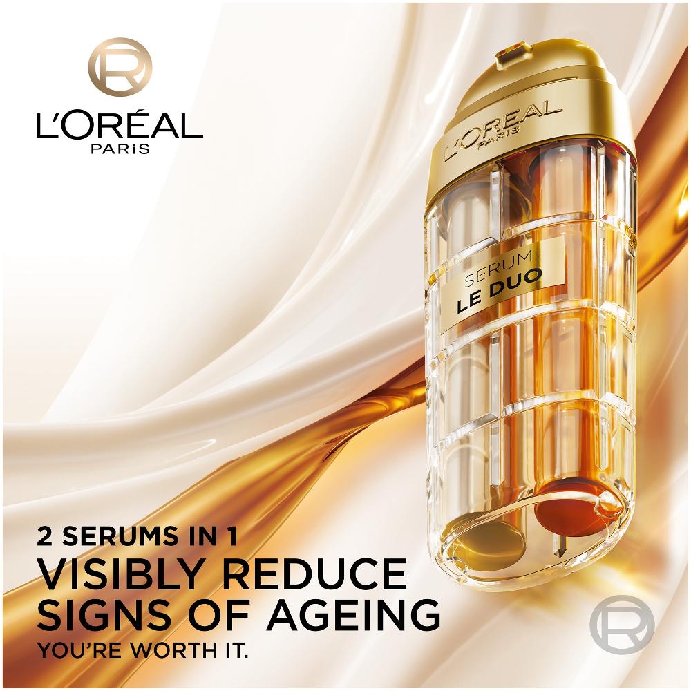 Lookfantastic L'Oréal Paris Age Perfect Serum Le Duo with Collagen Peptides 30ml