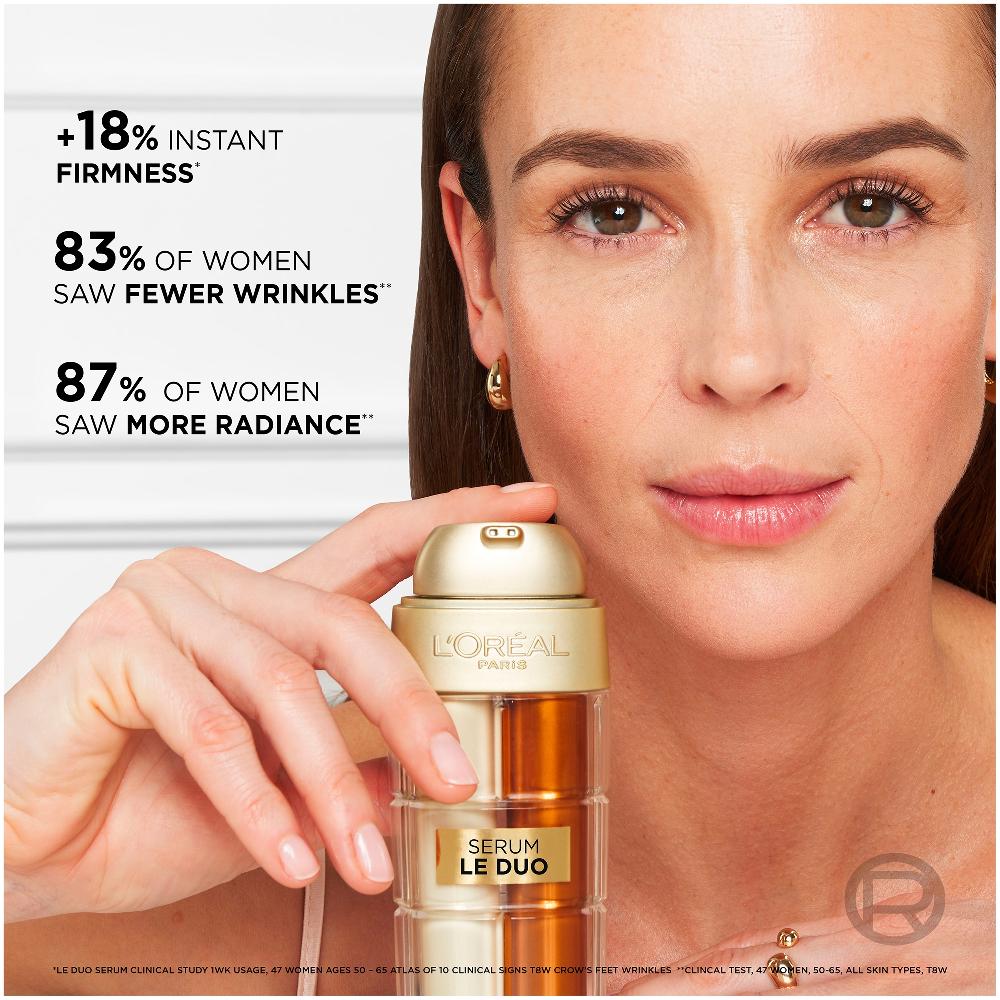 Lookfantastic L'Oréal Paris Age Perfect Serum Le Duo with Collagen Peptides 30ml