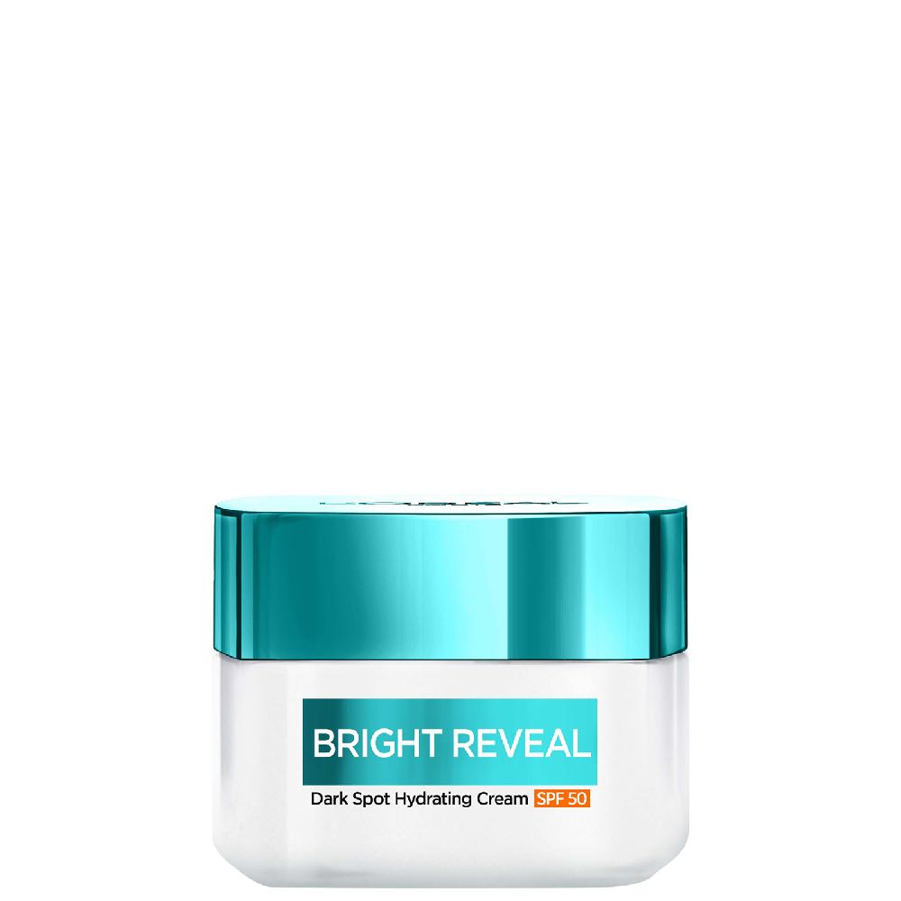 lookfantastic L'Oréal Paris Bright Reveal Dunkle Flecken Feuchtigkeitsspendende Creme LSF 50 mit Nicotinamid 50 ml