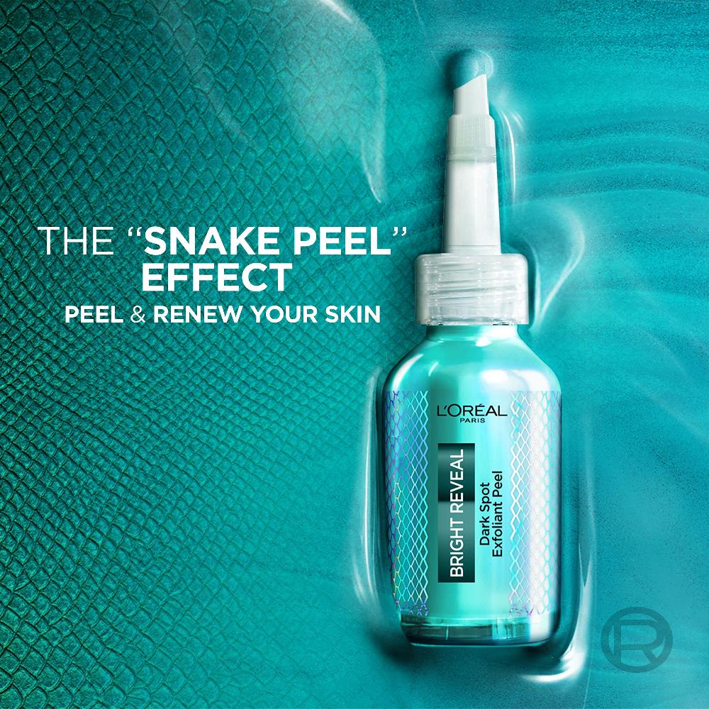 Lookfantastic L'Oréal Paris Bright Reveal Dunkle-Flecken-Peeling Für Das Gesicht 25 % AHA + BHA + Polyhydroxyalkanoate Und Nicotinamid 25 ml