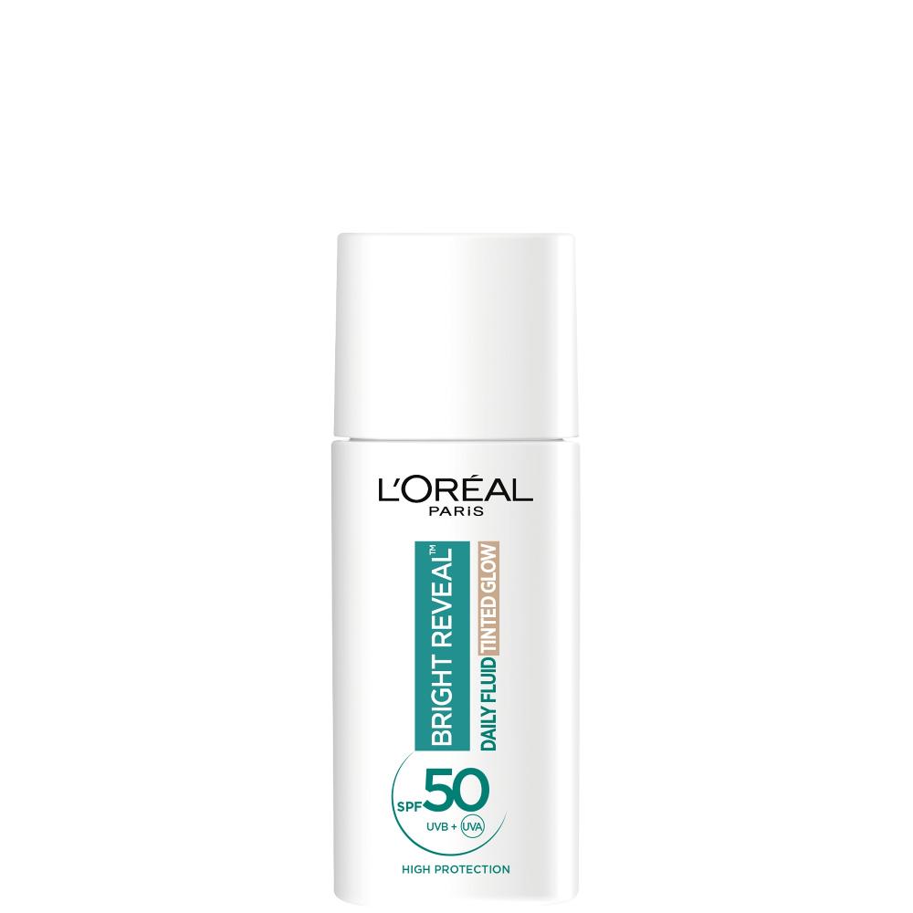 lookfantastic L'Oréal Paris Daily Fluid Tinted Glow SPF 50+ 50ml (Various Shades)