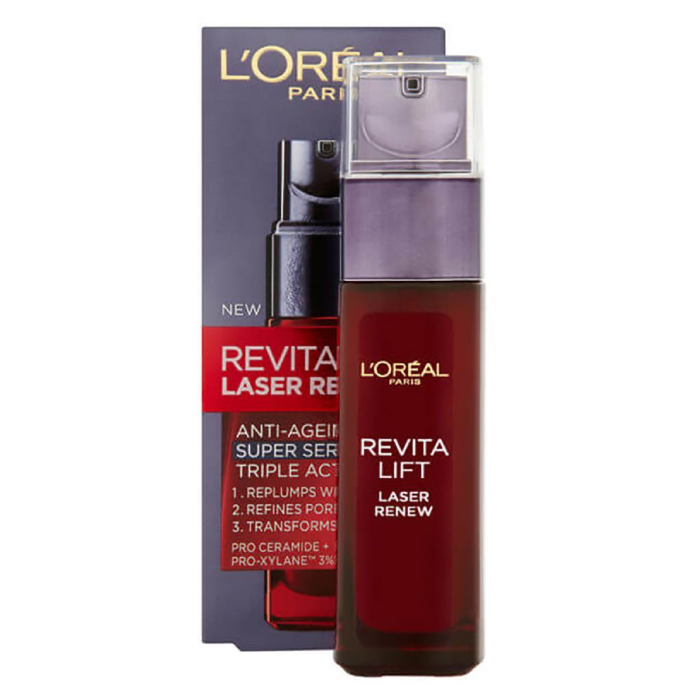 lookfantastic L'Oréal Paris Dermo Expertise Revitalift Laser Renew Fortschrittliche Anti-Aging Super Serum Dreifache Wirkung (30 ml)