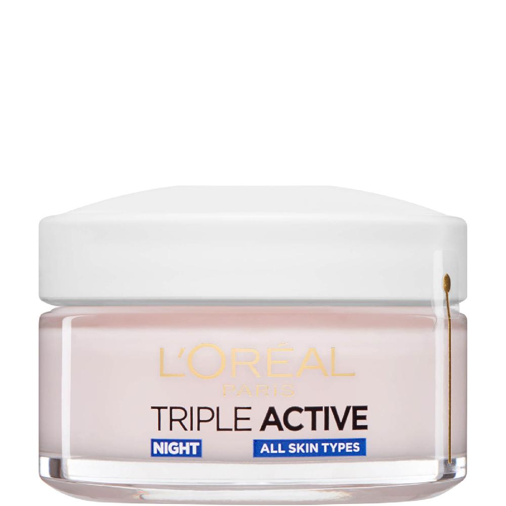lookfantastic L'Oreal Paris Dermo Expertise Triple Active Hydrating Night Moisturiser (50 ml)