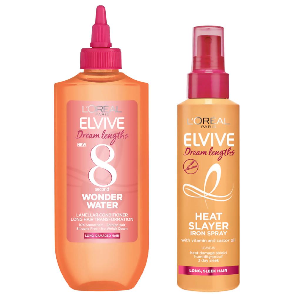 lookfantastic L'Oréal Paris Elvive Dream Duo - Wonder Water Treatment und Heat Slayer Protect Spray