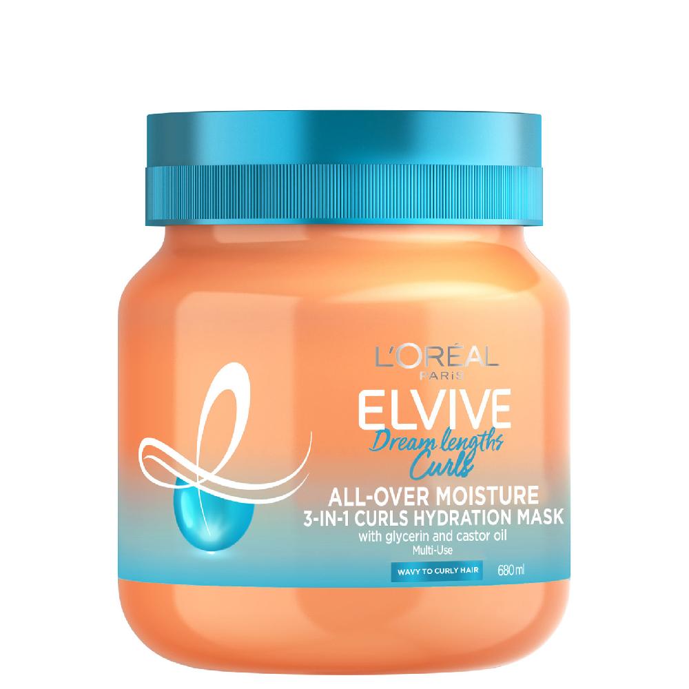 lookfantastic L'Oréal Paris Elvive Dream Lengths 3-in-1-Locken-Feuchtigkeitsmaske 200 ml