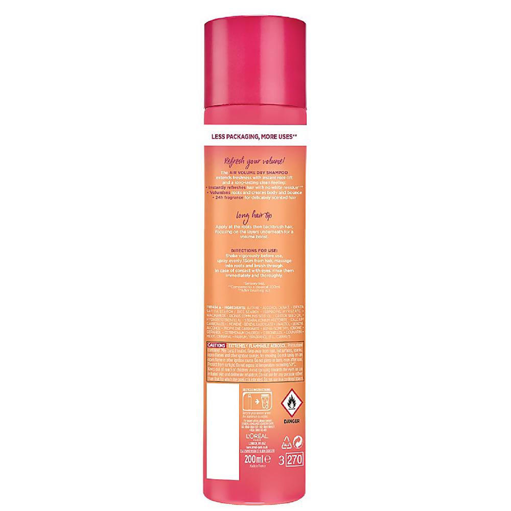 Lookfantastic L'Oréal Paris Elvive Dream Lengths Air Volume Reinigendes Trockenshampoo 150 ml