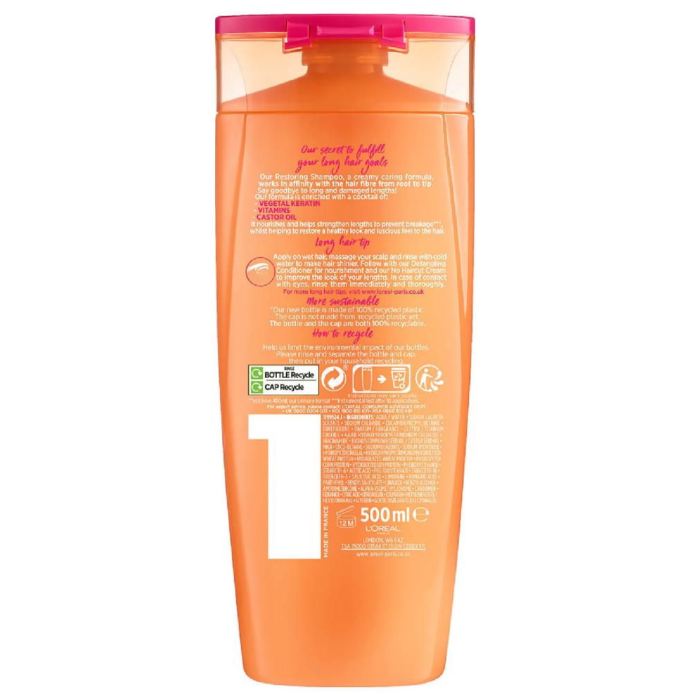 Lookfantastic L'Oréal Paris Elvive Dream Lengths Long Hair Shampoo 500 ml