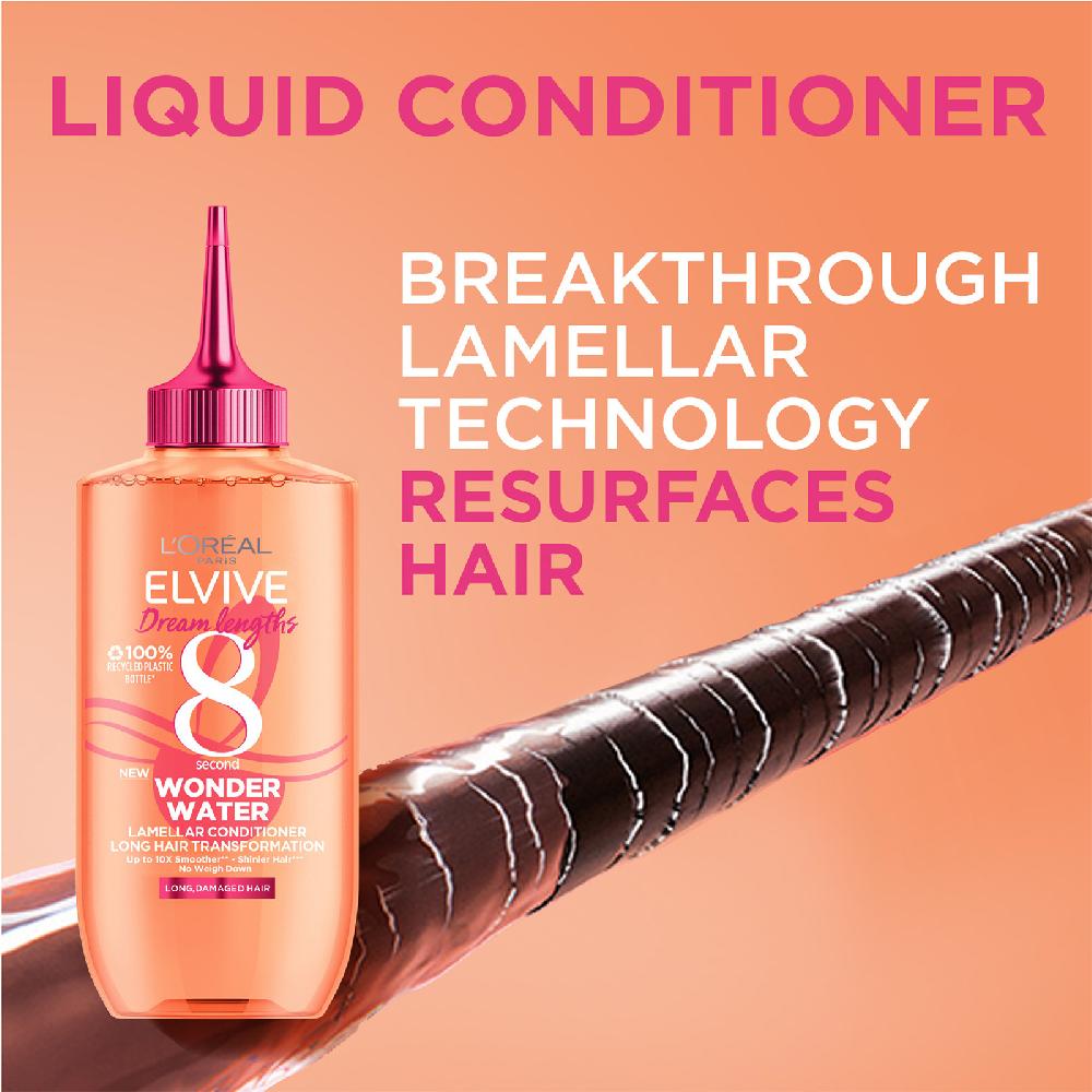 Lookfantastic L'Oréal Paris Elvive Dream Lengths Wonder Water 8-Sekunden-Haarbehandlung 200 ml