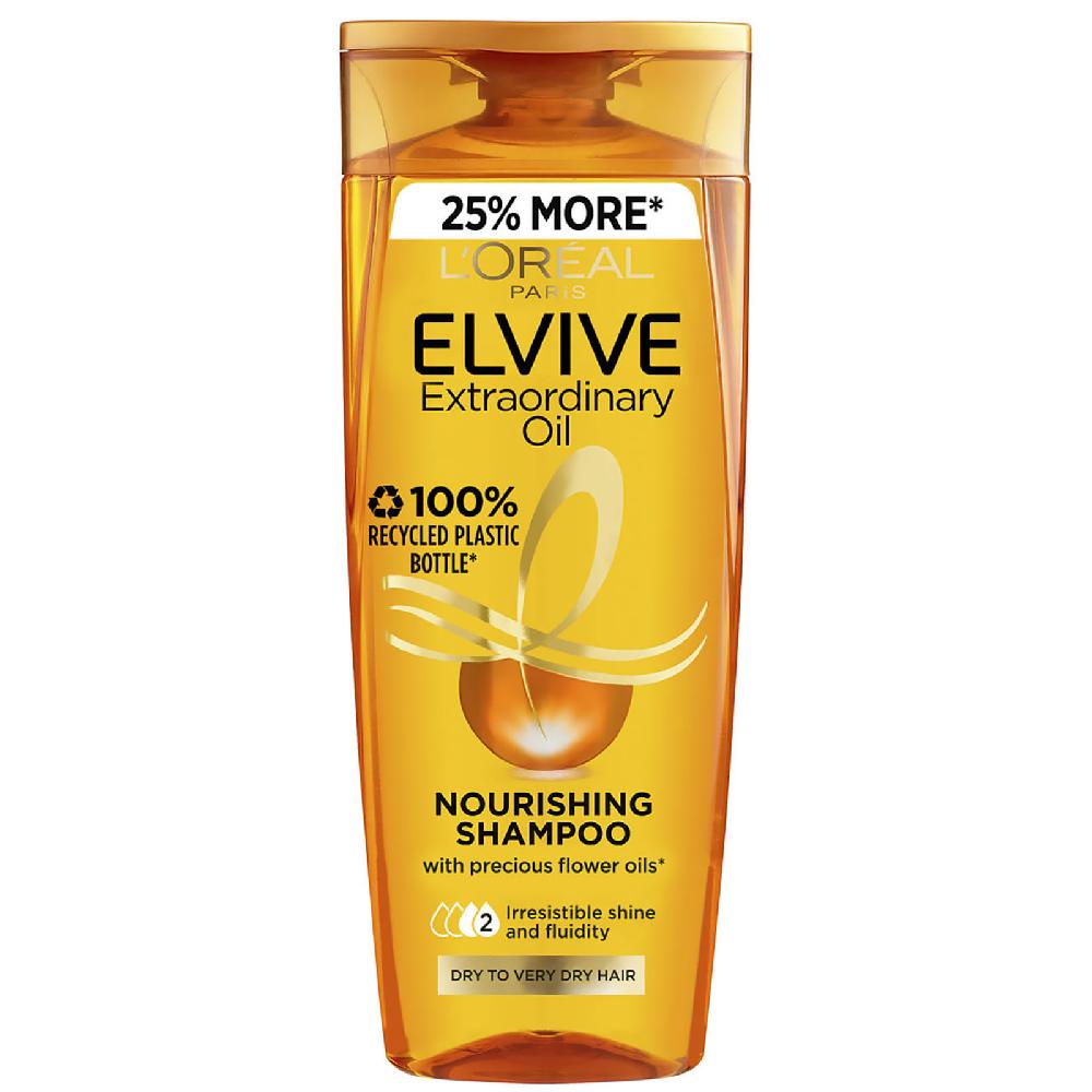 lookfantastic L'Oréal Paris Elvive Extraordinary Oil Shampoo für Trockenes Haar 500 ml