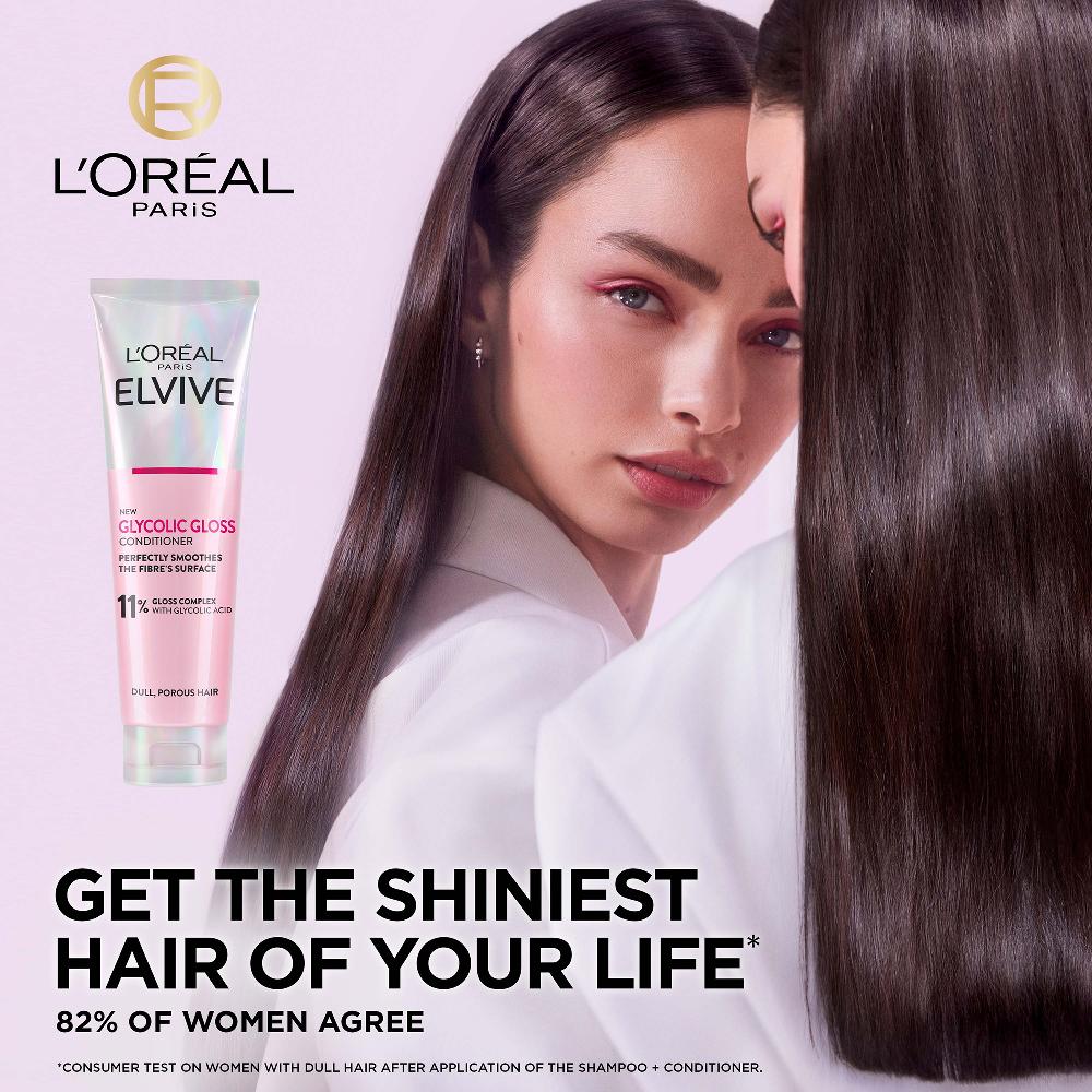 Lookfantastic L'Oréal Paris Elvive Glykol-Glanz-Conditioner Für Stumpfes Haar 150 ml
