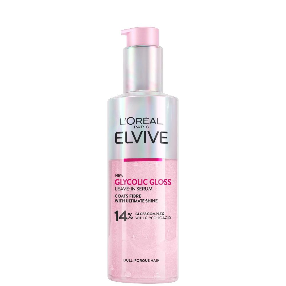 lookfantastic L'Oréal Paris Elvive Glykolisches Glanz-Leave-in-Serum für Stumpfes Haar 150 ml