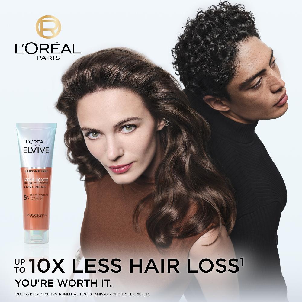 Lookfantastic L'Oreal Paris Elvive Growth Booster Conditioner Anti Hair Loss And Hair Thickening 150ml