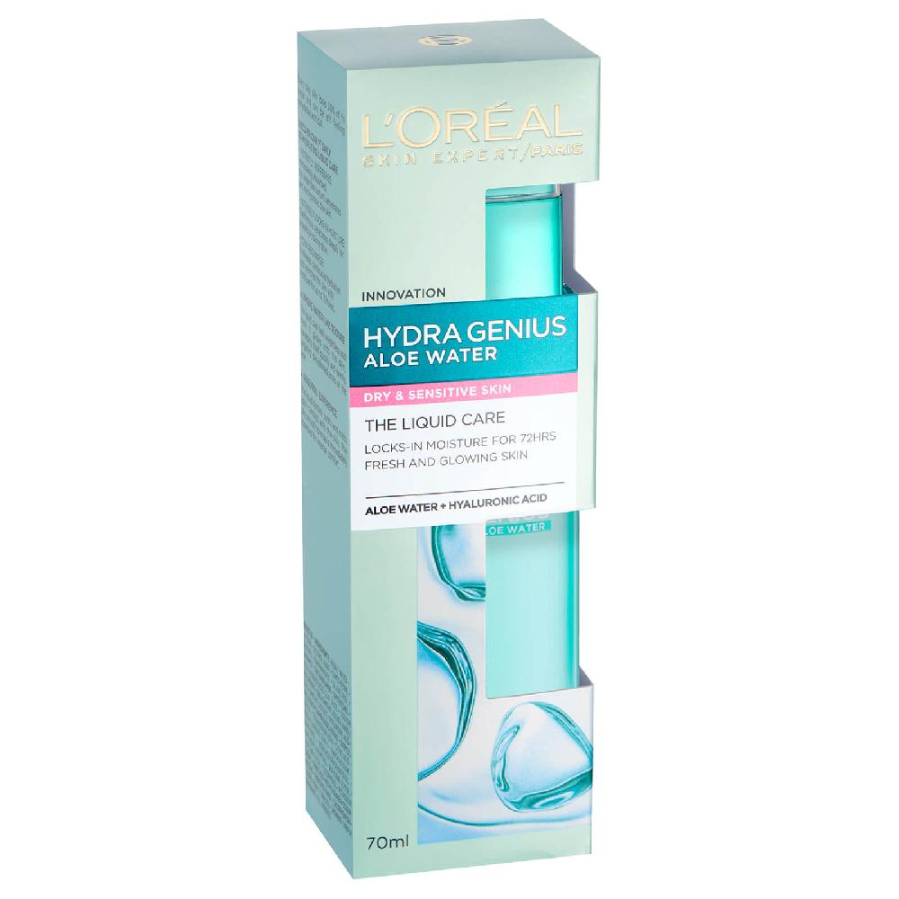 Lookfantastic L'Oréal Paris Hydra Genius Flüssige Pflege Feuchtigkeitspflege Für Empfindliche Haut 70 ml