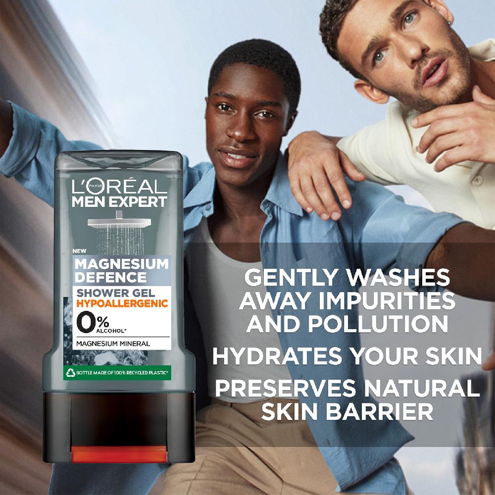 Lookfantastic L'Oréal Paris Men Expert Magnesium Defence Duschgel 300 ml