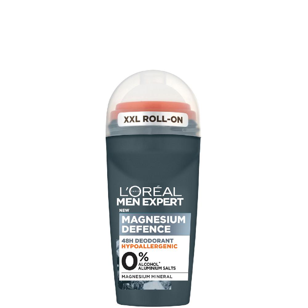 lookfantastic L'Oréal Paris Men Expert Magnesium Defence Hypoallergenes 48-Stunden-Roll-On Deodorant 50 ml