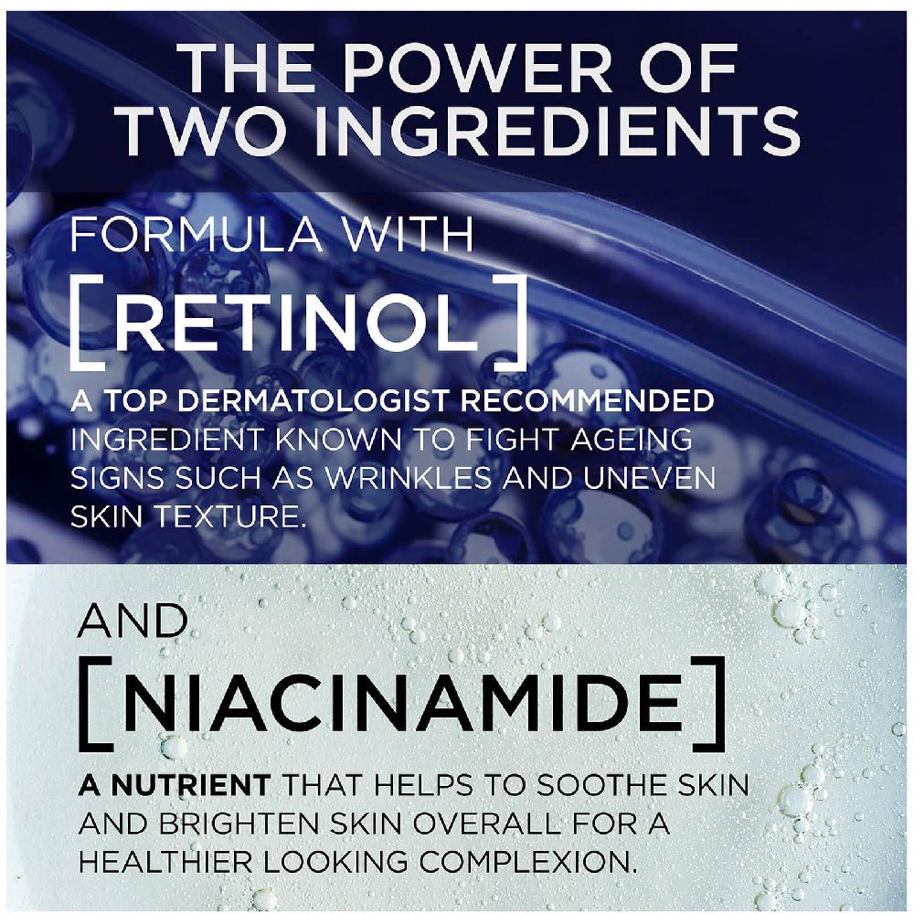 Lookfantastic L'Oréal Paris Retinol Und Nicotinamid Nachtcreme Revitalift Laser Kompaktcreme 50 ml