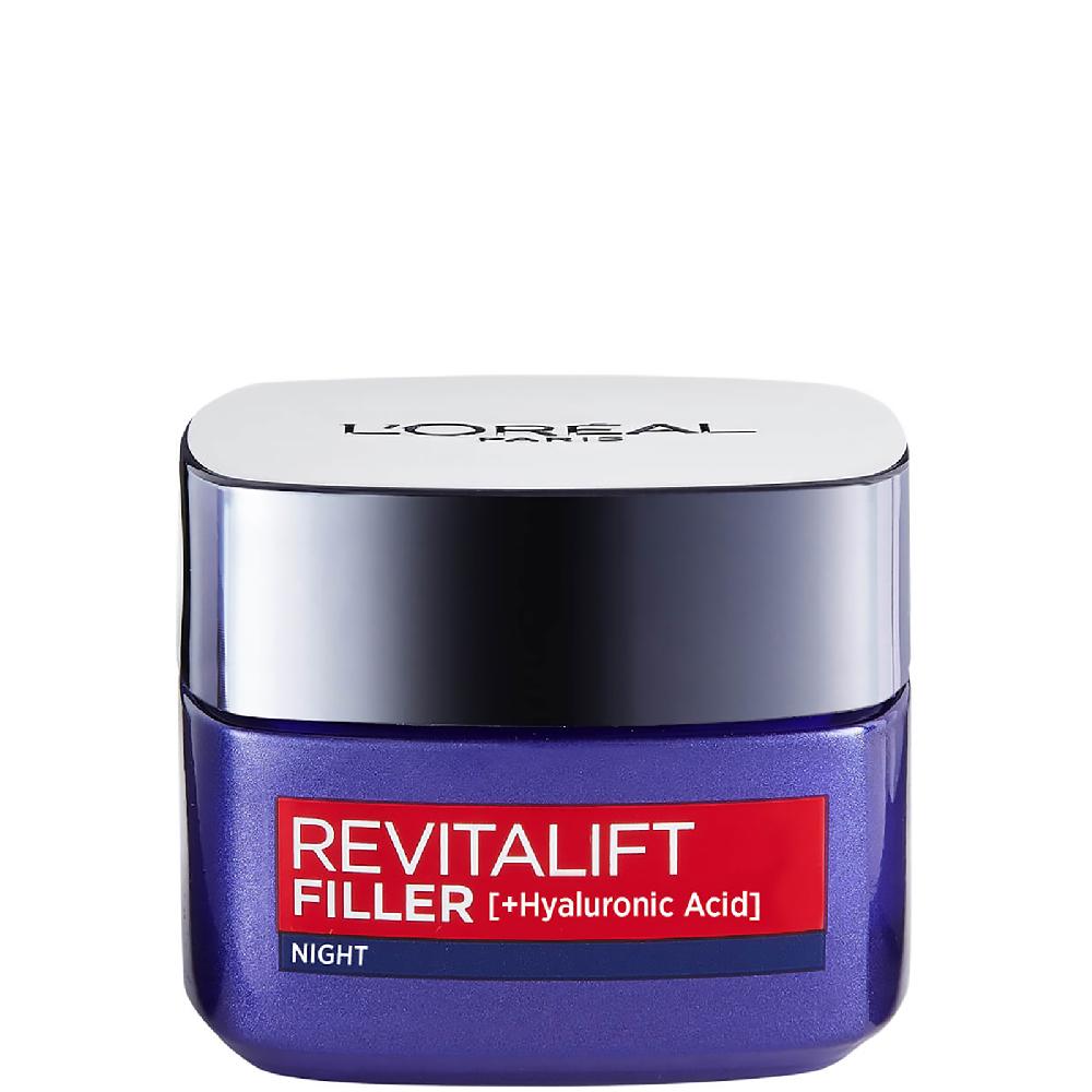 lookfantastic L'Oréal Paris Revitalift Filler and Hyaluronic Acid Anti-Ageing Night Cream 50 ml