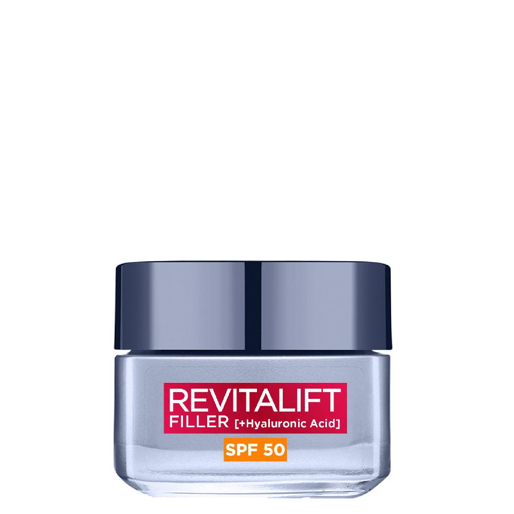 lookfantastic L'Oréal Paris Revitalift Filler Hyaluronsäure Anti-Ageing SPF50 Tagescreme 50ml
