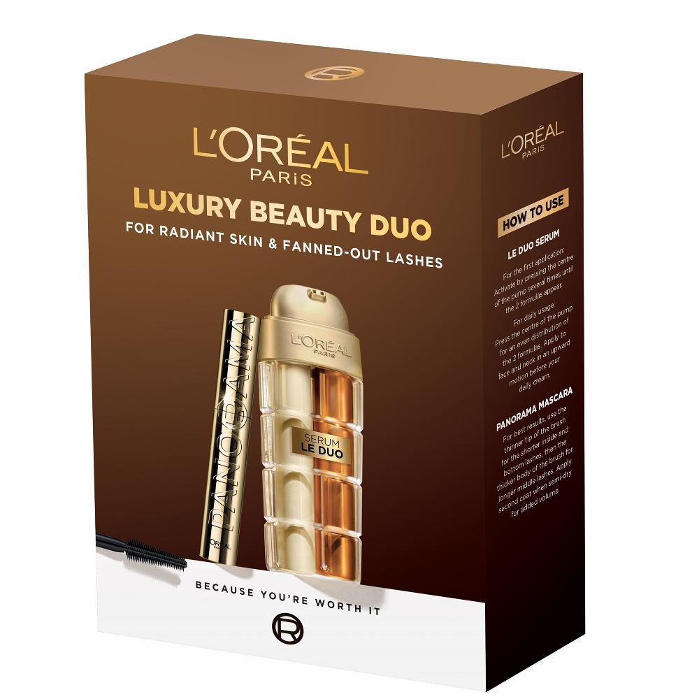 Lookfantastic L'Oréal Paris Serum Le Duo X Panorama Mascara Beauty Set