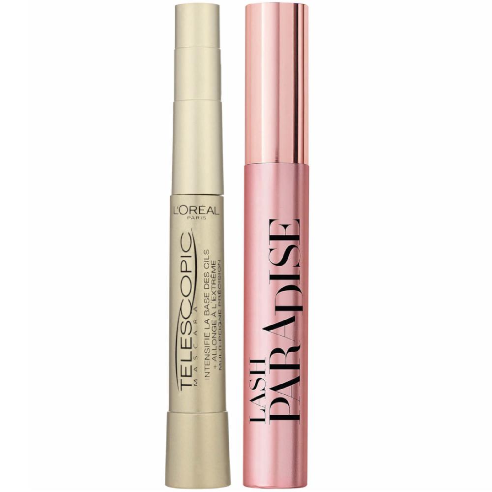 lookfantastic L'Oréal Paris Telescopic Mascara for More Length and Lash Paradise Volume Mascara Bundle