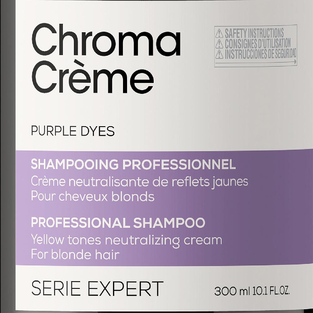 Lookfantastic L'Oréal Professionnel Paris Chroma Crème Gelbtöne Neutralisierende Creme Shampoo – Blondes Bis Platinblondes Haar 300 ml