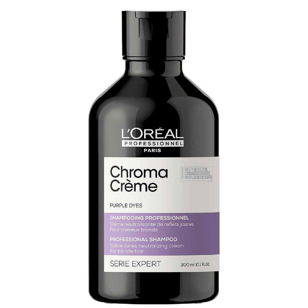 lookfantastic L'Oréal Professionnel Paris Chroma Crème Gelbtöne Neutralisierende Creme Shampoo – Blondes bis Platinblondes Haar 300 ml