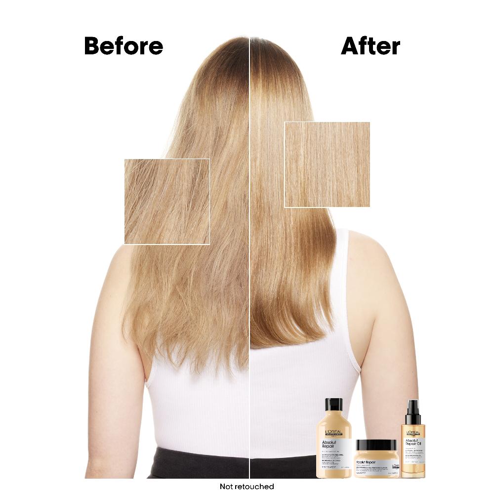 Lookfantastic L'Oréal Professionnel Serie Expert Absolut Repair 10 In 1 Leave In Öl Für Trockenes Und Geschädigtes Haar 90ml