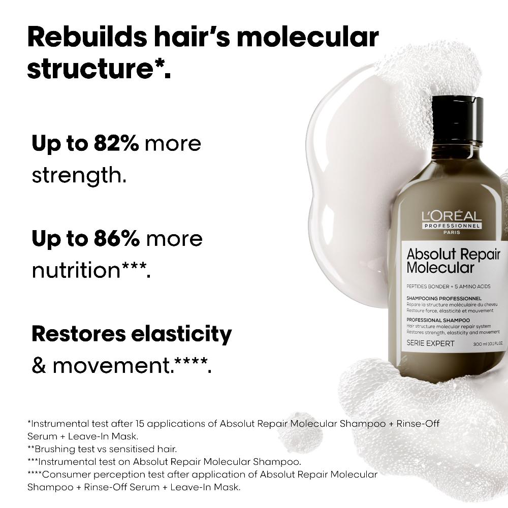 Lookfantastic L'Oréal Professionnel Serié Expert Absolut Repair Molekulares Shampoo 300 ml