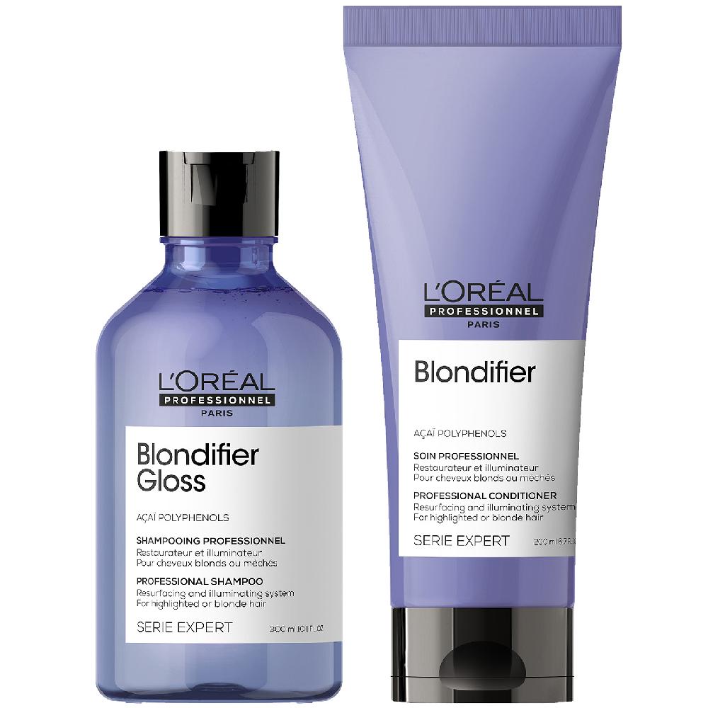 lookfantastic L'Oréal Professionnel Serie Expert Blondifier Gloss Shampoo and Conditioner Duo