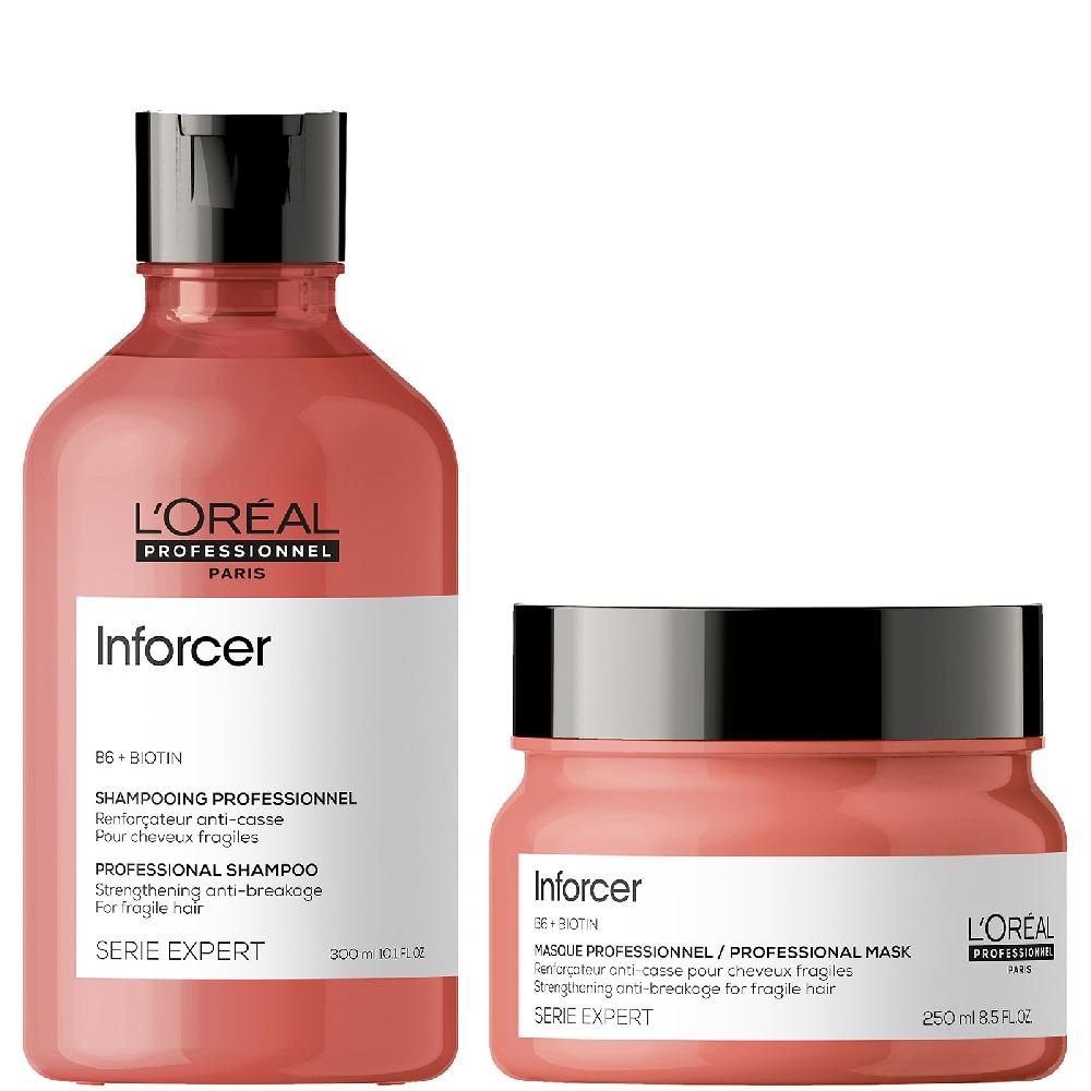 lookfantastic L'Oréal Professionnel Serie Expert Inforcer Shampoo and Masque Duo