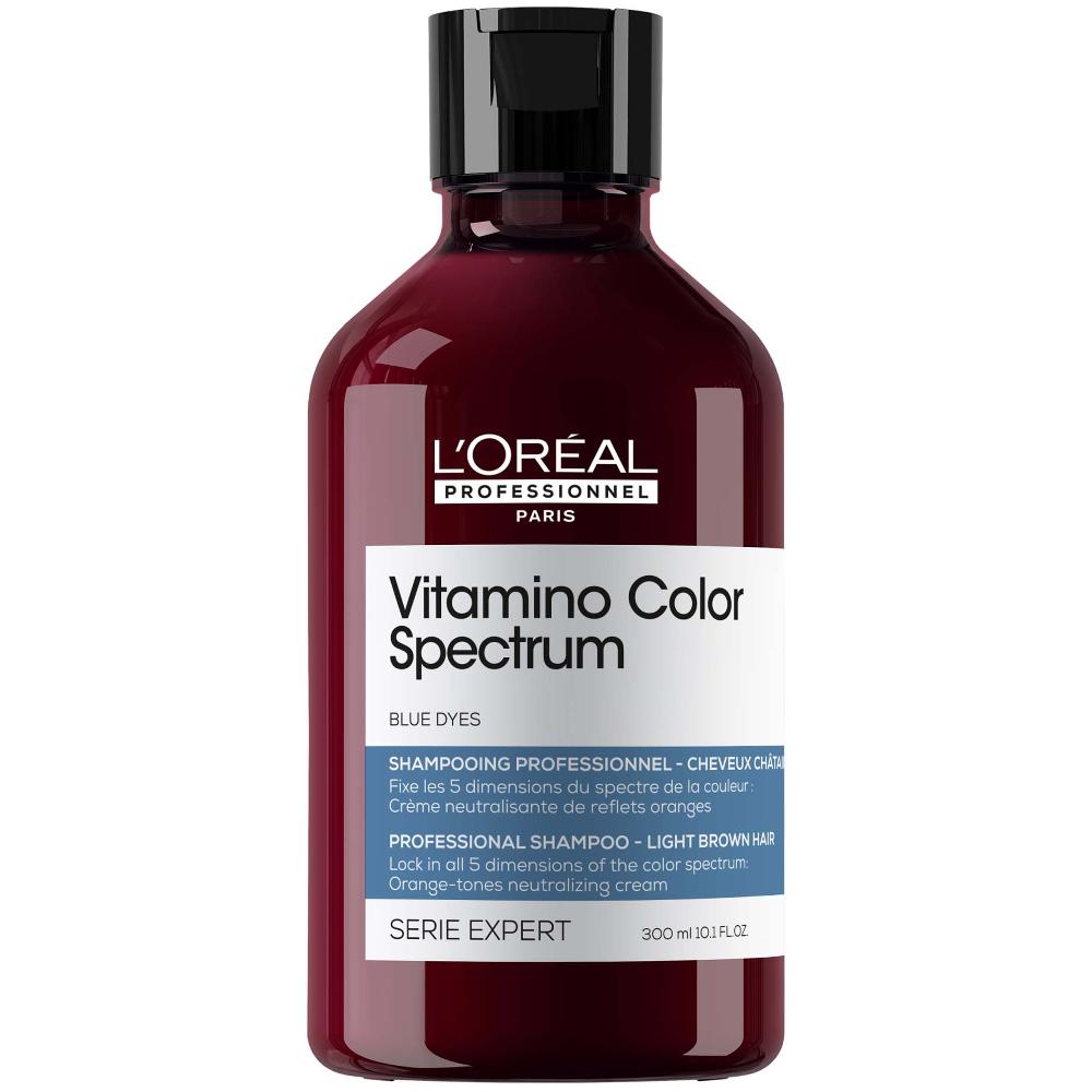 lookfantastic L'Oréal Professionnel Vitamino Color Spectrum Blue Tinted Shampoo For Light Brown Coloured Hair 300ml