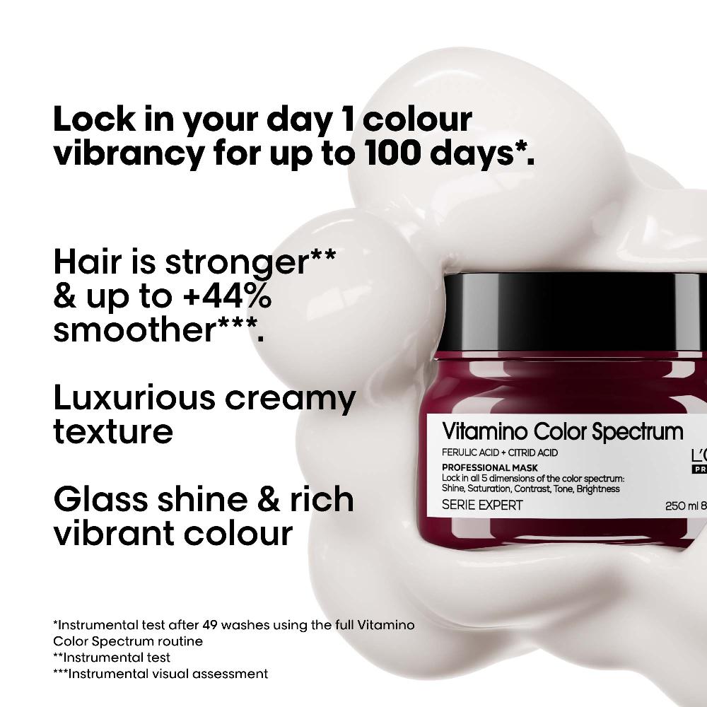 Lookfantastic L'Oréal Professionnel Vitamino Color Spectrum Rinse Off Hair Mask For Coloured Hair 250ml