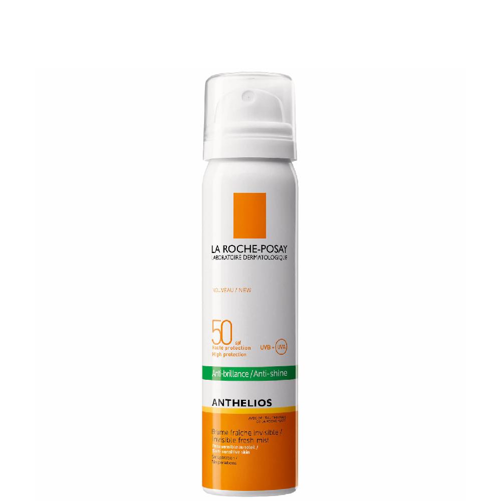 Lookfantastic La Roche-Posay Anthelios Anti-Shine Sun Protection Invisible SPF50+ Face Mist 75ml Trio