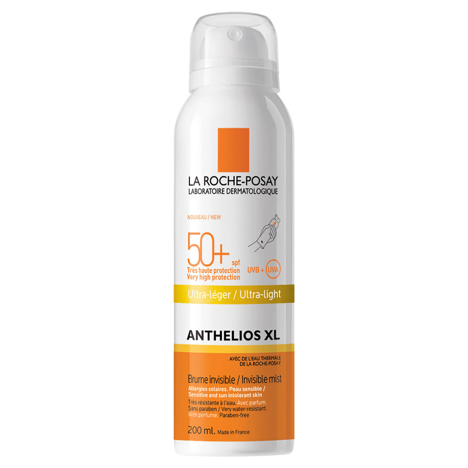 lookfantastic La Roche-Posay Anthelios Ultra-Light LSF 50+ Sonnenschutz-Spray 200 ml
