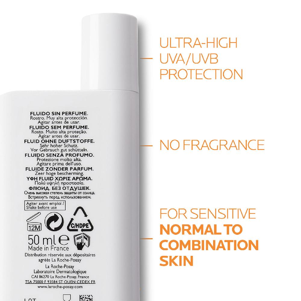 Lookfantastic La Roche-Posay Anthelios UVMune 400 Unsichtbares Fluid Getönt LSF 50+ 50 ml