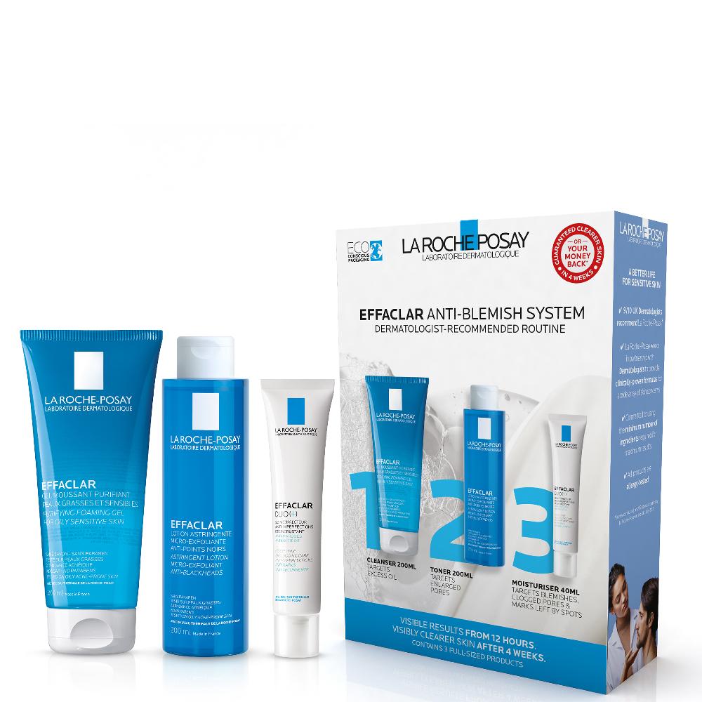 Lookfantastic La Roche-Posay Effaclar 3-Step Anti Blemish System 440ml
