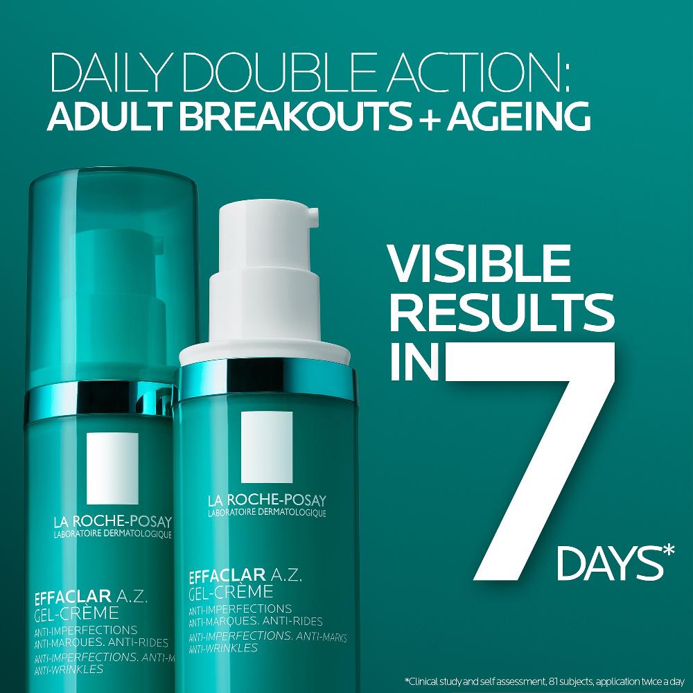 Lookfantastic La Roche-Posay Effaclar A.Z Gel Cream Moisturiser 40ml