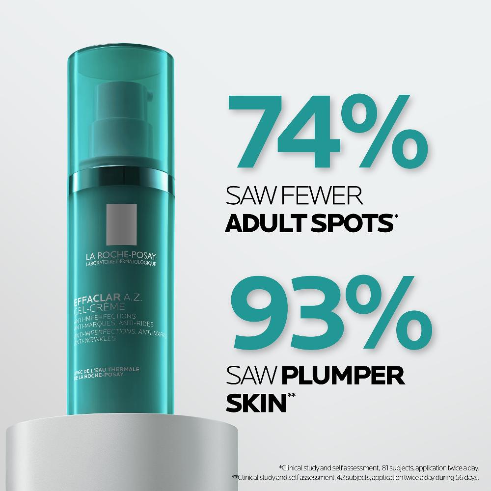 Lookfantastic La Roche-Posay Effaclar A.Z Gel Cream Moisturiser 40ml
